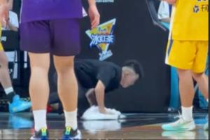 《人民日报》赞CBA擦地哥:年薪20万 愿用“战斗”姿态擦进NBA