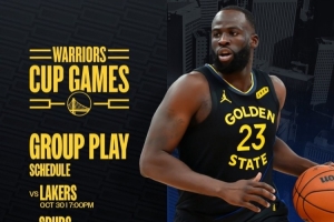勇士NBA杯赛程:重头戏首战湖人 之后接连对阵马刺国王开拓者