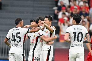 2026赛季中超联赛海港已输掉3个主场,为2013年以来单赛季最多