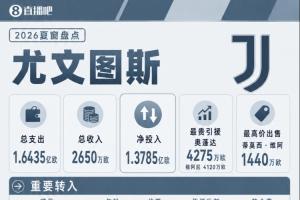 尤文夏窗:支出1.64亿欧,签穆阿尼、阿拉伊贝戈维奇、卢库米