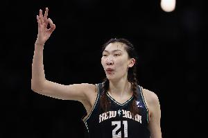 韩旭WNBA常规赛全勤生涯首次!44场砍277分也是生涯最高值!