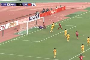 再丢一球!U23国足后点漏人,第83分钟1-2落韩国队