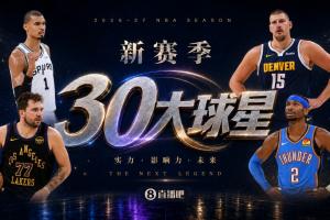 『吧友评选』新赛季30大球星评选谁是No.25球星?