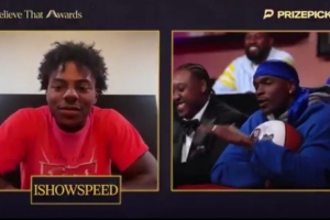 华子和网红Speed互动:你根本就没我快 篮球场都不够我提速的