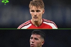 厄德高欧冠送出10次关键传球,和恩佐、齐米卡斯并列英超球员最多